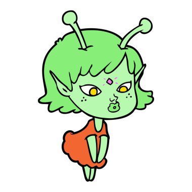 güzel çizgi film yabancı kız