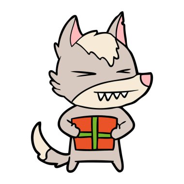 kızgın Noel kurt çizgi film