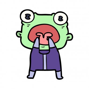 çizgi film garip yabancı iletişim