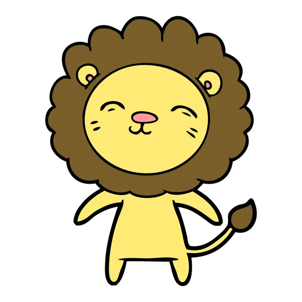 卡通狮子的矢量图解 — 图库矢量图片