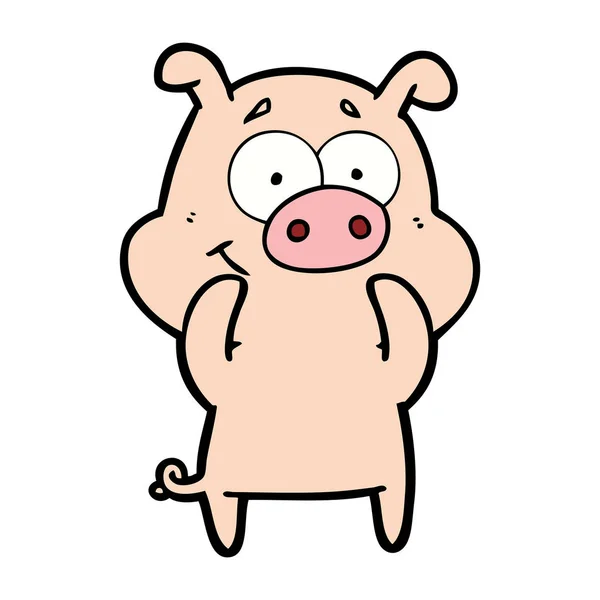 돼지의 일러스트 — 스톡 벡터