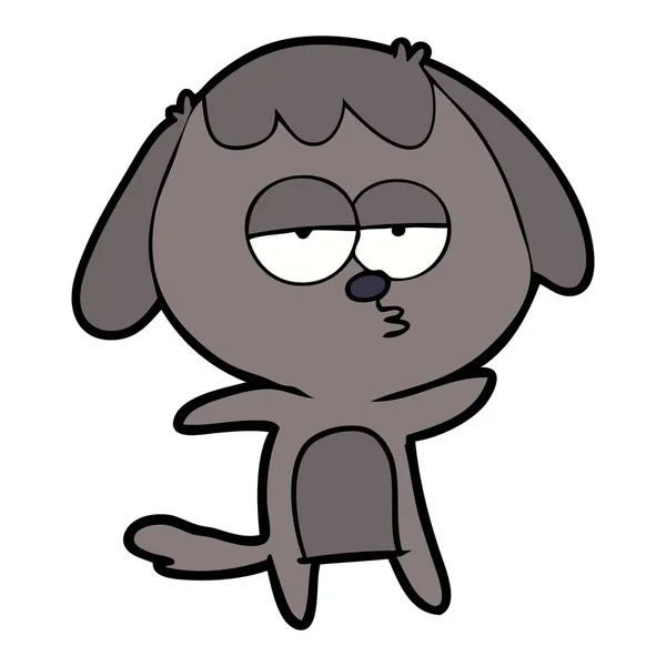 Vektor Illustration Von Cartoon Hund — Stockvektor