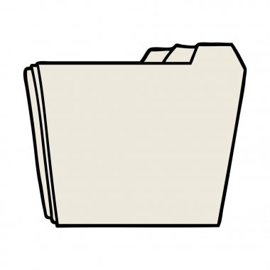 vektör çizim karikatür iş klasörler