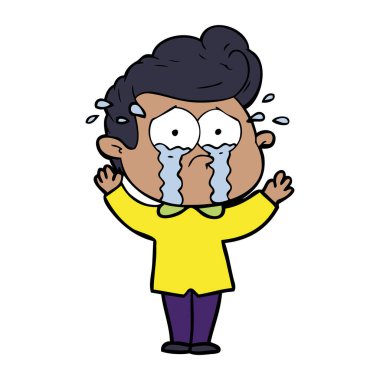 vektör çizim karikatür adam