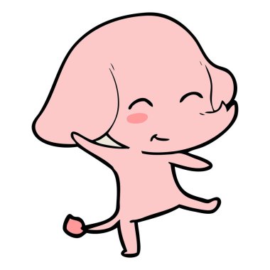 dans sevimli çizgi fil