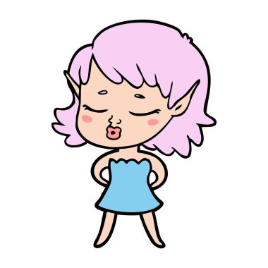 güzel çizgi film elf kızı