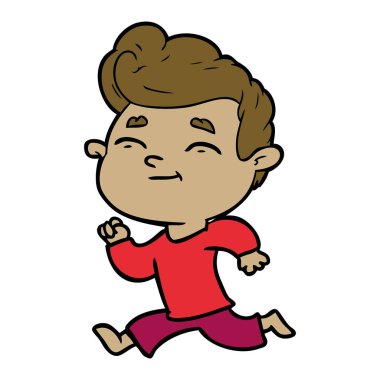 vektör çizim karikatür adam