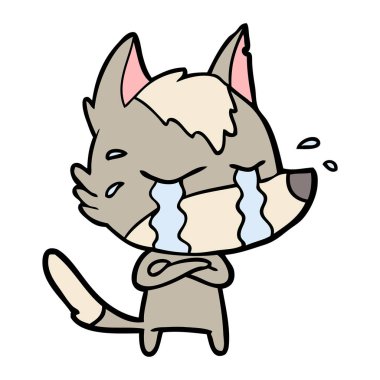 Çizgi film kurdunun vektör çizimi