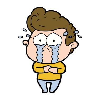 vektör çizim karikatür adam