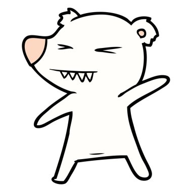 kızgın kutup ayısı karikatür