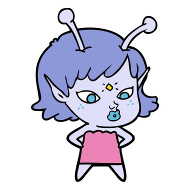 güzel çizgi film yabancı kız