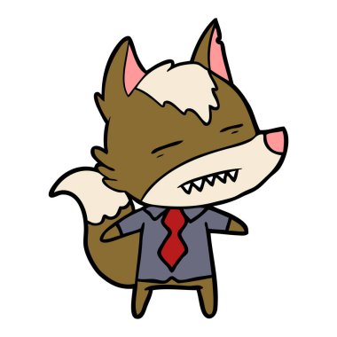 Office kurt gösteren diş çizgi film