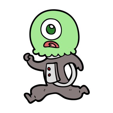 çizgi film Tepegöz'ü yabancı uzay adamı çalışan