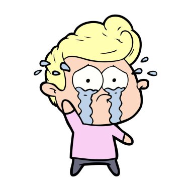 vektör çizim karikatür adam