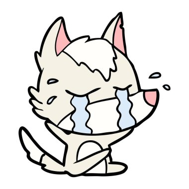 Çizgi film kurdunun vektör çizimi