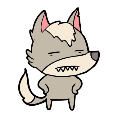 Kurt gösteren diş çizgi film