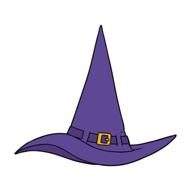 Cadı şapkasının vektör çizimi