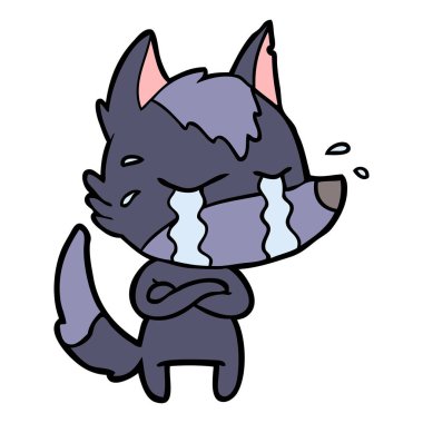 Çizgi film kurdunun vektör çizimi