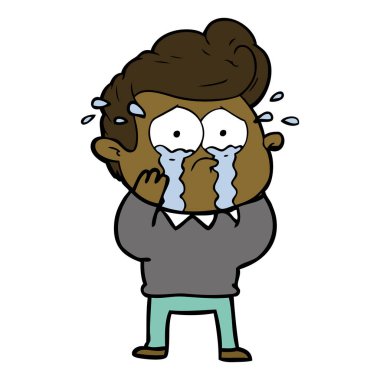 vektör çizim karikatür adam