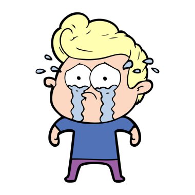 vektör çizim karikatür adam