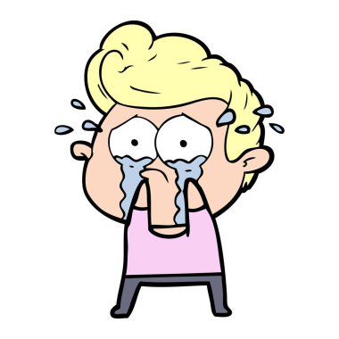 vektör çizim karikatür adam