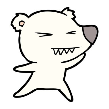 kızgın kutup ayısı karikatür