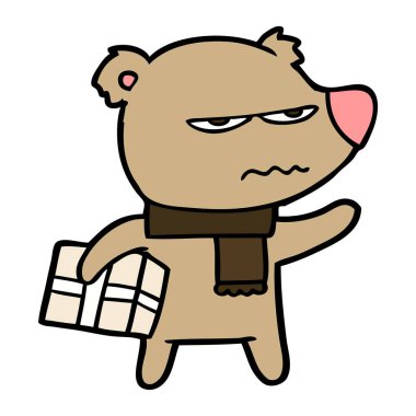 kızgın ayı çizgi film hediye