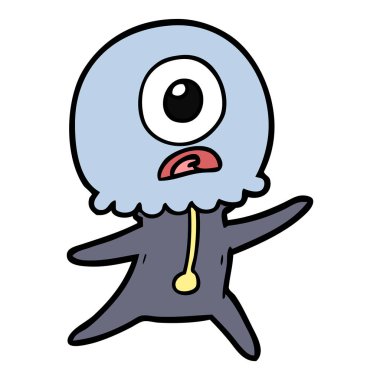 çizgi film Tepegöz'ü yabancı uzay adamı