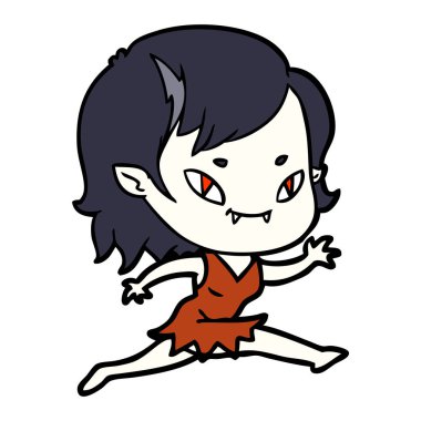 kaçan karikatür dostu vampir kız