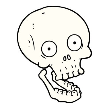 Çizgi film karakterinin vektör çizimi