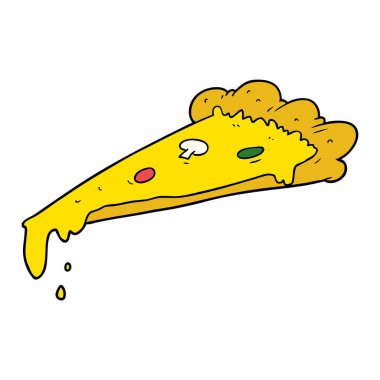 çizgi film dilim pizza