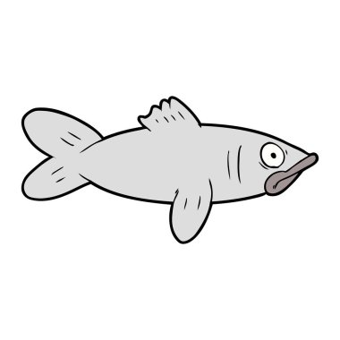 Çizgi film balıklarının vektör çizimi