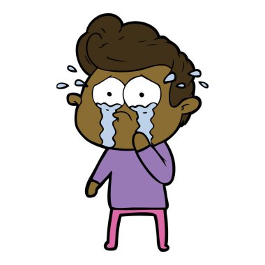 vektör çizim karikatür adam