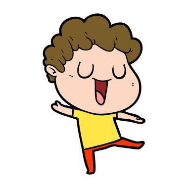 vektör çizim karikatür adam