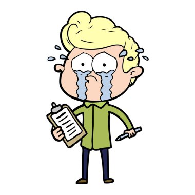 vektör çizim karikatür adam