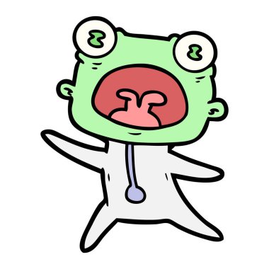 çizgi film garip uzaylı kaçmak