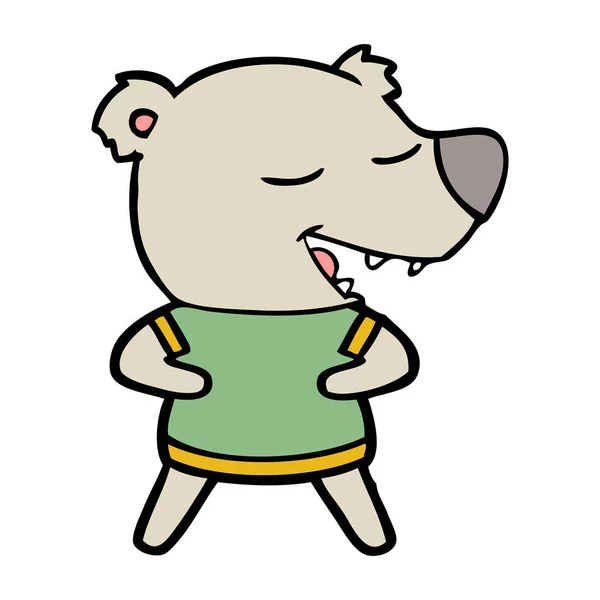 Ilustracja Wektora Niedźwiedzia Kreskówki — Wektor stockowy