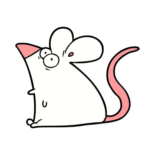 Vector Illustratie Van Cartoon Muis — Stockvector