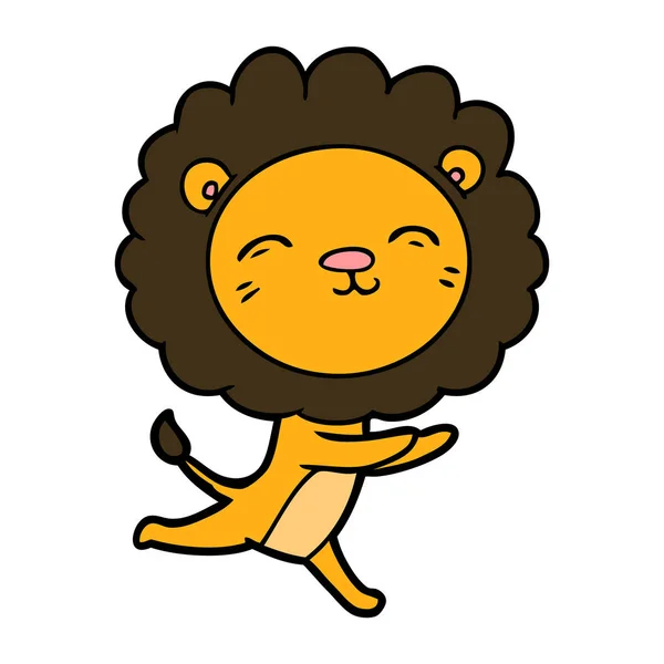 Vektorové Ilustrace Kreslené Systémem Lion — Stockový vektor