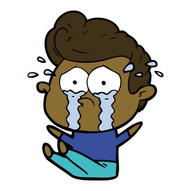 vektör çizim karikatür adam