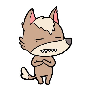 Kurt gösteren diş çizgi film