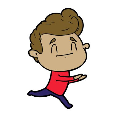 vektör çizim karikatür adam