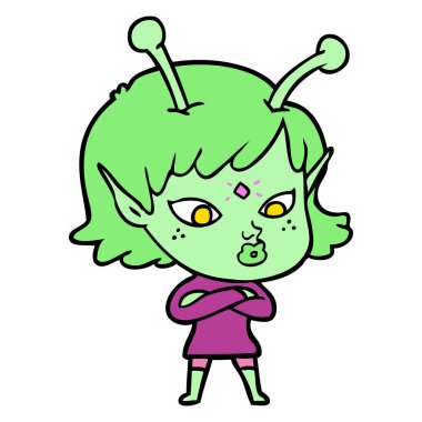 güzel çizgi film yabancı kız