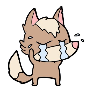 Çizgi film kurdunun vektör çizimi