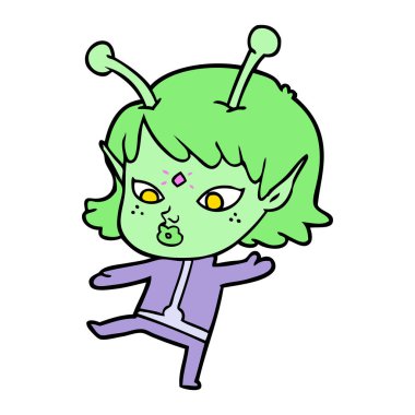 güzel çizgi film yabancı kız