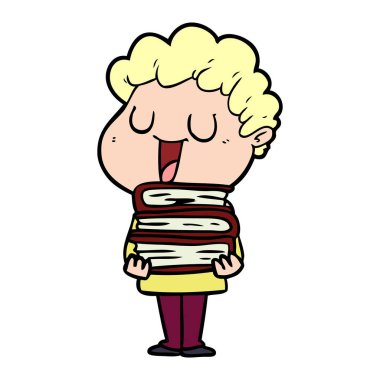 çizgi film adam kitaplar