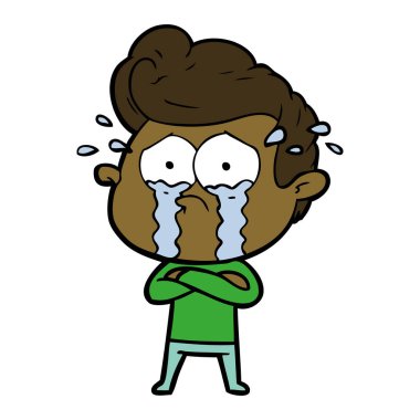 vektör çizim karikatür adam