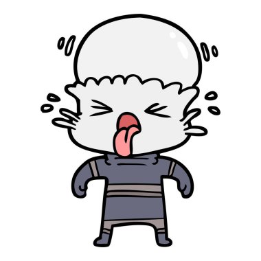 Çizgi film uzaylılarının vektör çizimi