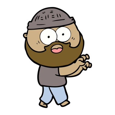 sakallı adam açgözlü çizgi film