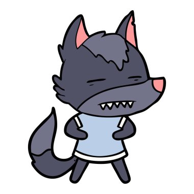 Kurt gösteren diş çizgi film